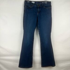Gap 1969 Jeans Women's Size 30 (10) Blue Perfect Boot Mid Rise Stretch Dark Wash